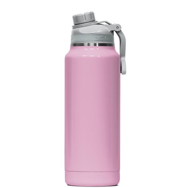 ORCA 34 oz Dusty Rose Gray BPA Free Hydration Bottle W Smart Lid Supply