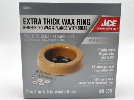 Ace Toilet Bowl Gasket With Flange Hot on Sale