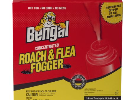 Bengal Roach & Flea Insect Killer Fog 2.7 oz on Sale