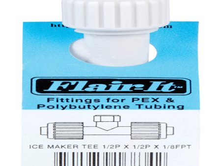 Flair-It PEX 1 2 in. Dia. x 1 2 in. Dia. Tee Connector White 1 pk - Total Qty: 1; Each Pack Qty: 1 Online now