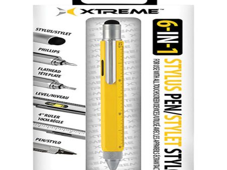 Xtreme Yellow Pen 6-in1 Multi-Tool For All Mobile Devices For Discount